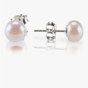 PAVOI 14K Gold Plated Pearl Earrings